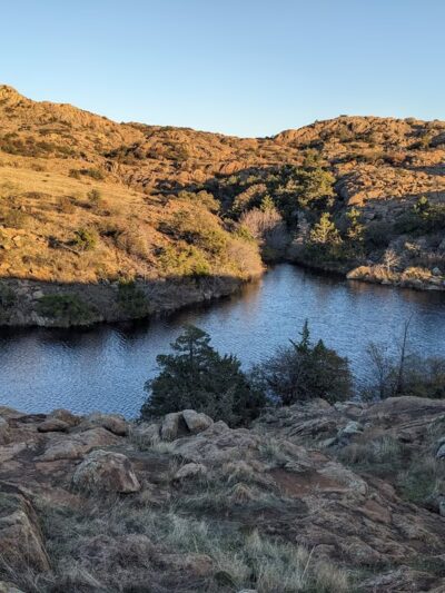 French Lake Trailhead for Dog Run Hollow - Indiahoma, OK