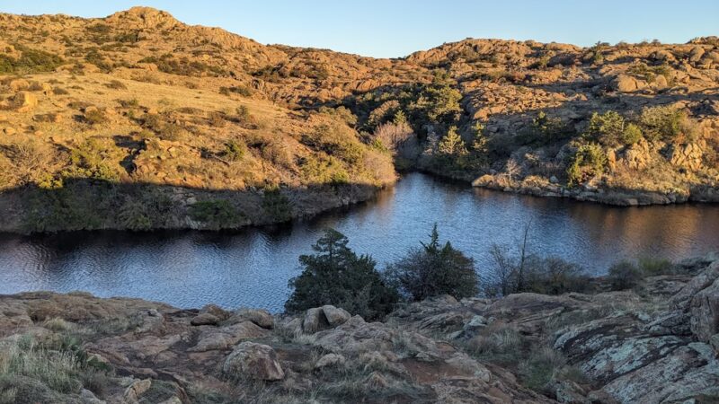 French Lake Trailhead for Dog Run Hollow - Indiahoma, OK