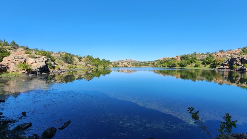French Lake Trailhead for Dog Run Hollow - Indiahoma, OK