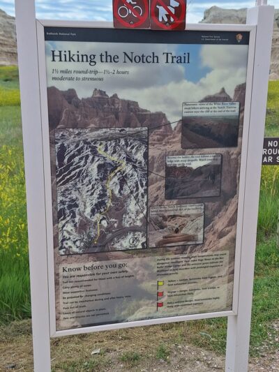 Notch Trail - Interior, SD