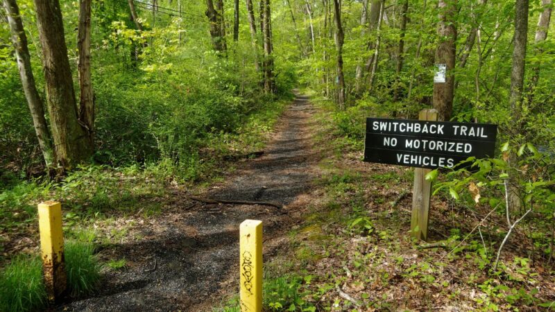 Switchback Railroad Trail - Trailhead (Flagstaff Road) - Jim Thorpe, PA