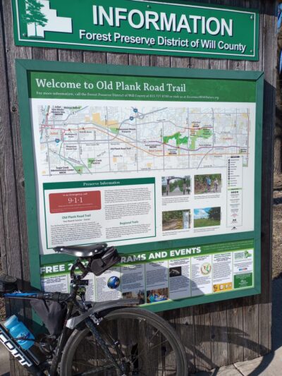 Old Plank Road Trail - Washington Street Access - Joliet, IL