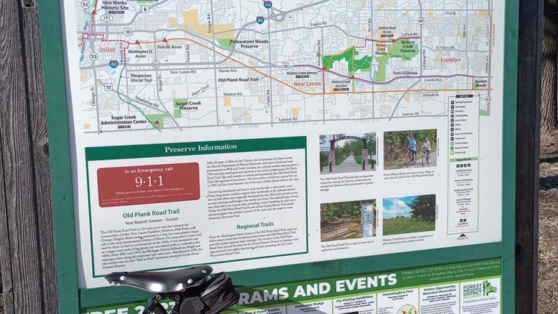 Old Plank Road Trail - Washington Street Access - Joliet, IL