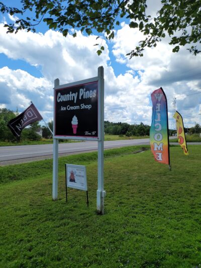 Country Pines Ice Cream Shop - Kane, PA