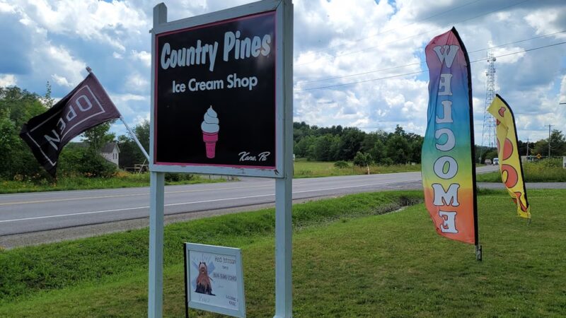 Country Pines Ice Cream Shop - Kane, PA