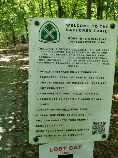 Dahlgren Heritage Rail Trail parking - King George, VA
