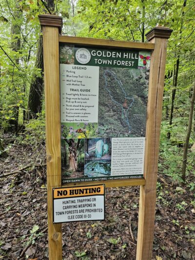 Golden Hill Town Forest Trailhead - Lee, MA