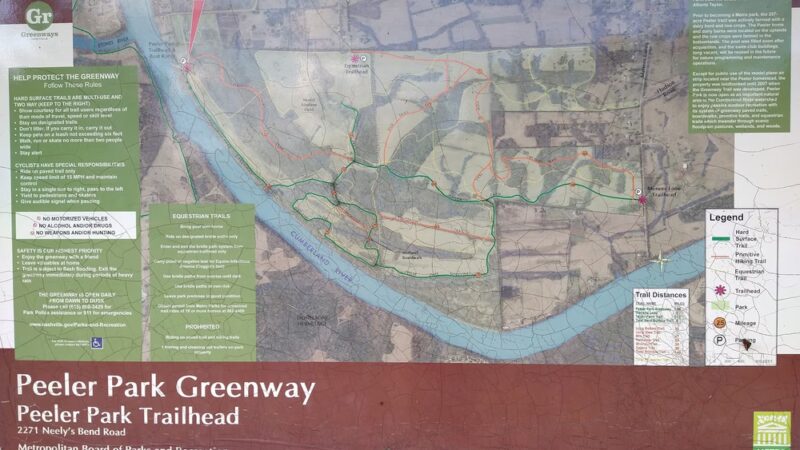 Peeler Park Greenway Trailhead - Madison, TN