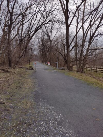 End of Lancaster Junction Rail Trail - Manheim, PA