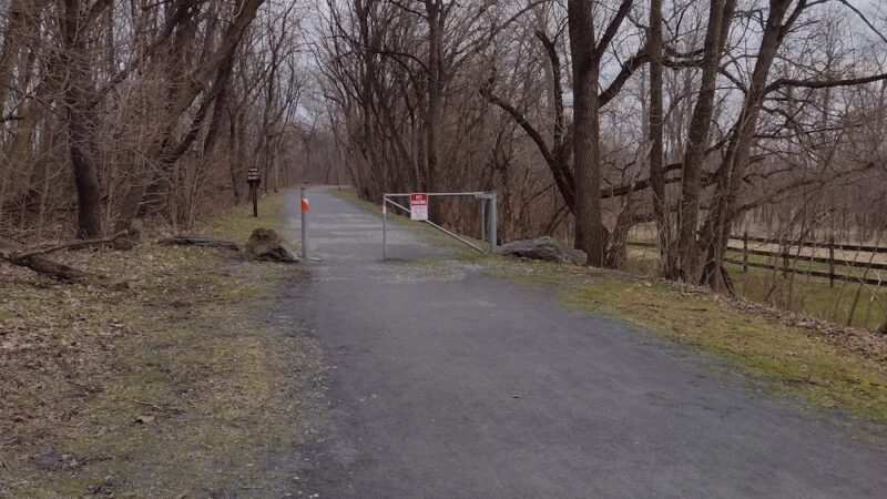 End of Lancaster Junction Rail Trail - Manheim, PA