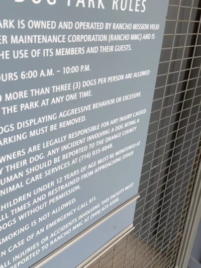 South Paw Dog Park (Private) - Mission Viejo, CA