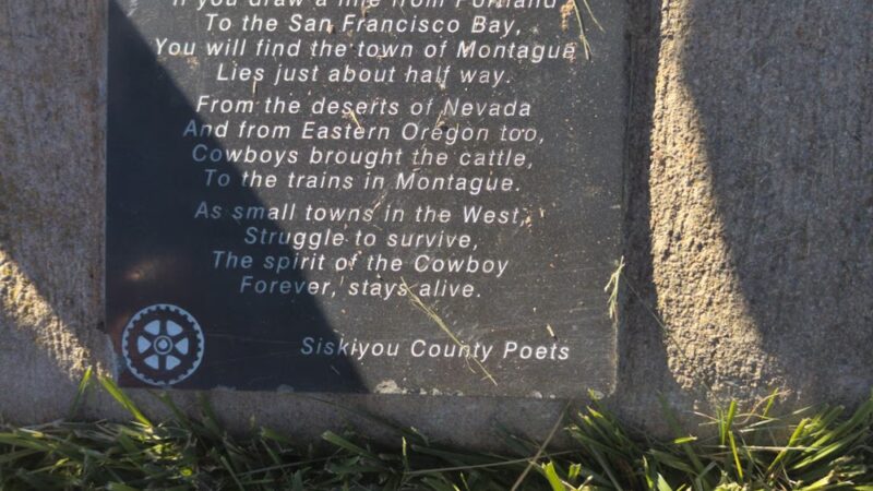 Cowboy Statue, Railroad Park - Montague, CA