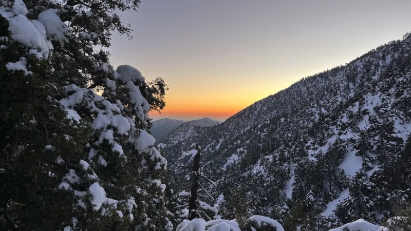 San Antonio Falls Trailhead - Mt Baldy, CA