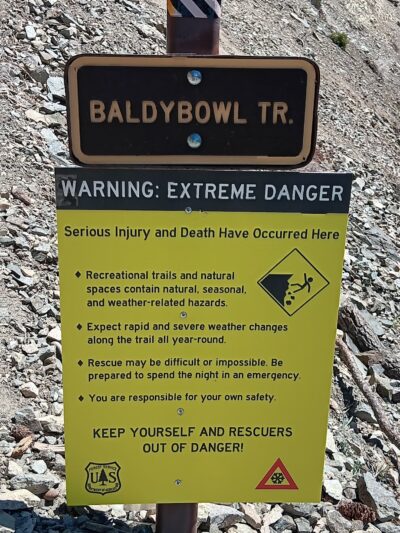 San Antonio Falls Trailhead - Mt Baldy, CA
