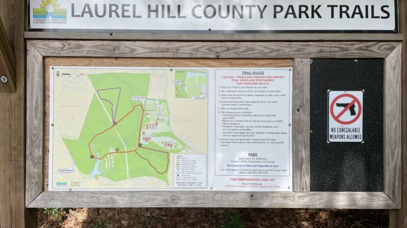 Laurel Hill County Park Trailhead - Mt Pleasant, SC