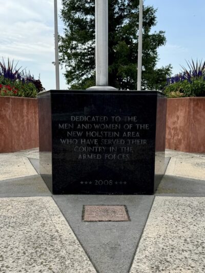 Veterans Memorial at the Kiwanis Park - New Holstein, WI