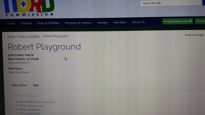 Robert Playground - New Orleans, LA