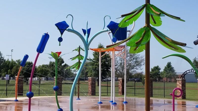 Veterans Park Splashpad - Newcastle, OK