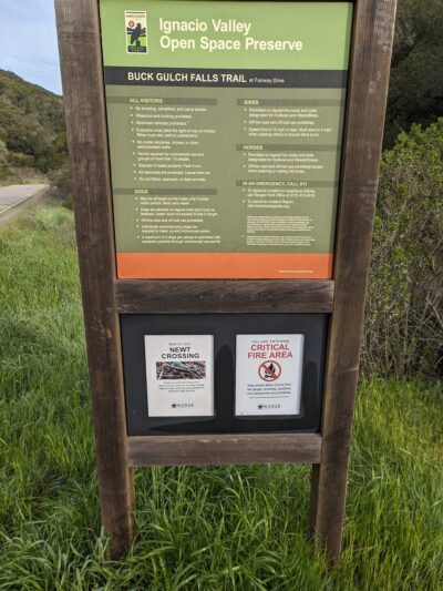 Buck Gulch Falls Trail - Novato, CA