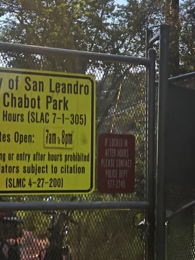 Chabot Park Parking Lot - Oakland, CA