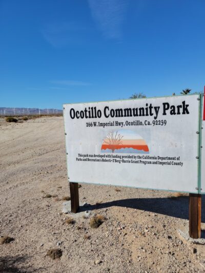 Ocotillo Community Park - Ocotillo, CA