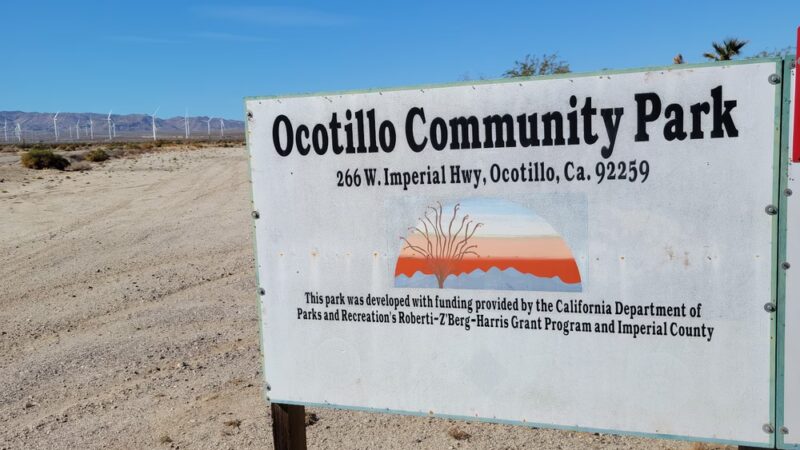 Ocotillo Community Park - Ocotillo, CA