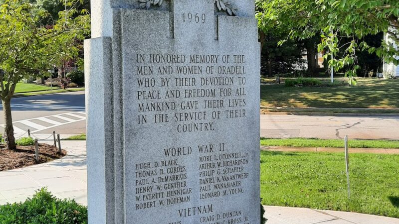 Oradell Veterans Memorial - Oradell, NJ