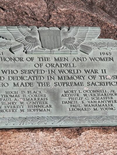 Oradell Veterans Memorial - Oradell, NJ
