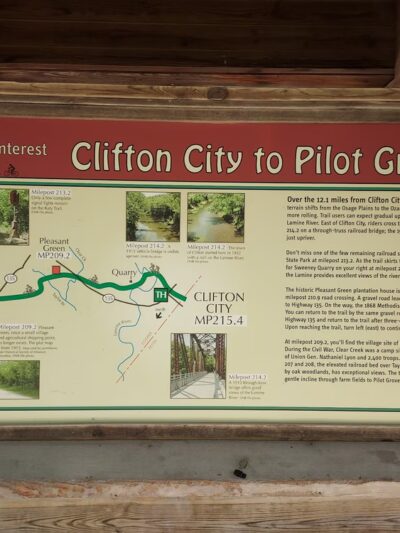 Katy Trail - Clifton City Trailhead - Otterville, MO