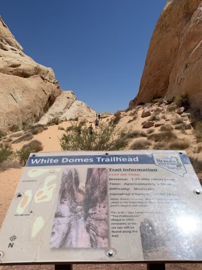 White Domes Loop Trailhead - Overton, NV