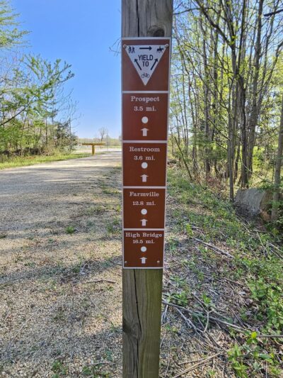 High Bridge Trail Trailhead - Elam MP 17.9W - Pamplin, VA