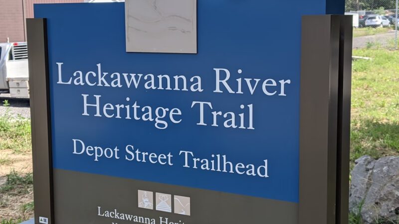 Lackawanna River Heritage Trail - Depot Street Trailhead, Peckville - Peckville, PA