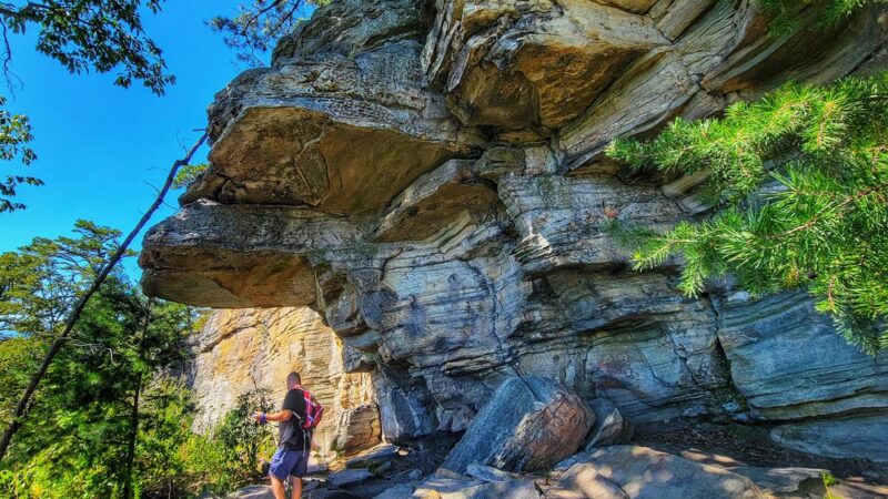 Pilot Mountain State Park parking - Pinnacle, NC