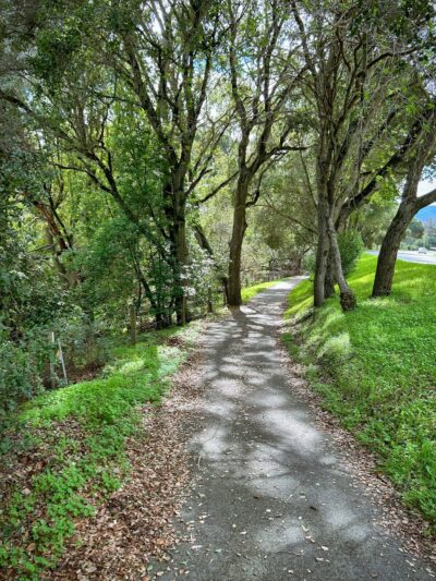 Alpine road bicycle trail - Portola Valley, CA