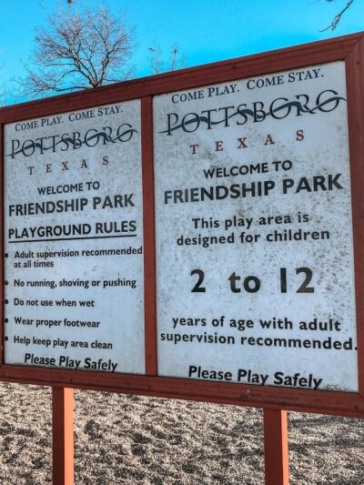 Friendship Park - Pottsboro, TX