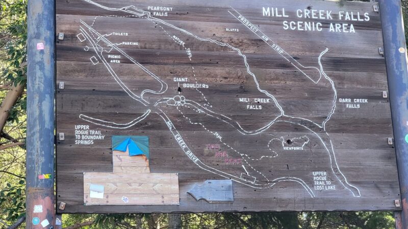 Mill and Barr Creek Falls Trailhead - Prospect, OR