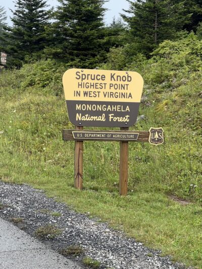 Trailhead to Spruce Knob - Riverton, WV