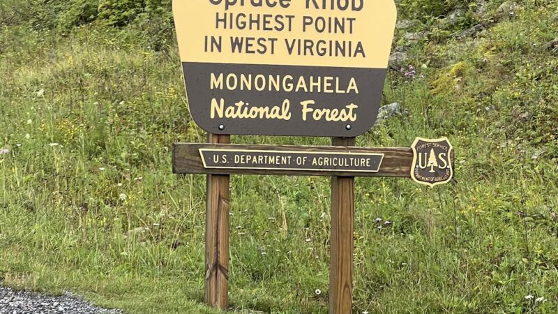 Trailhead to Spruce Knob - Riverton, WV