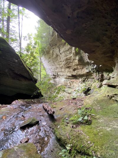 Muir Valley Parking For Climbing & Hiking - Rogers, KY