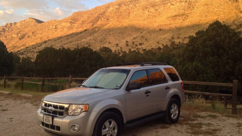 The Dog Canyon Trailhead - Salt Flat, TX