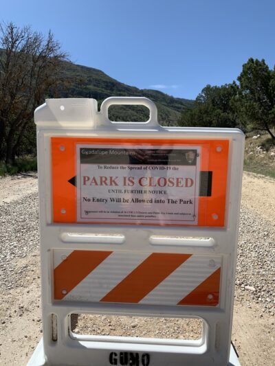 The Dog Canyon Trailhead - Salt Flat, TX