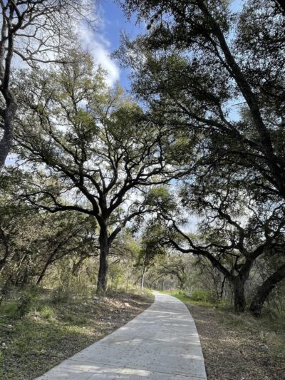 Inwood trailhead at salado creek bike trails - San Antonio, TX