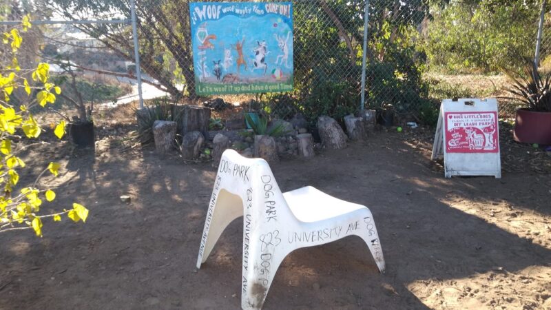 Off Leash Dog Park - University Ave ♥️ Rock Little Dogs - San Diego, CA