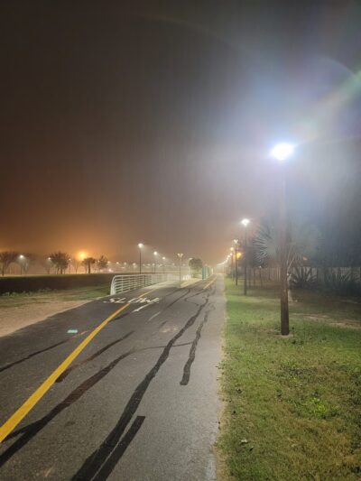 Parking lot Precint 2 Hike and Bike Trail - San Juan, TX