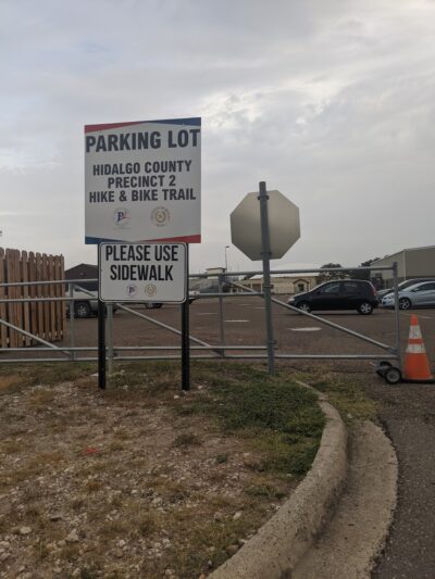 Parking lot Precint 2 Hike and Bike Trail - San Juan, TX