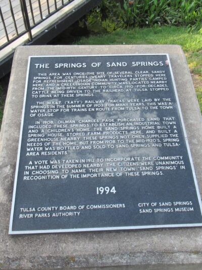 Sand Springs Rotary Centennial Park - Sand Springs, OK