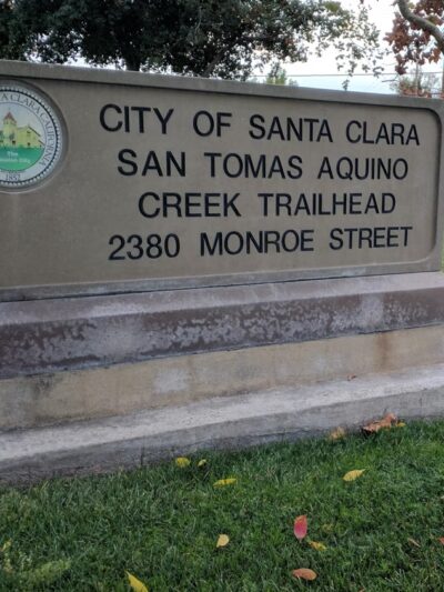 San Tomas Aquino Creek Trailhead - Santa Clara, CA
