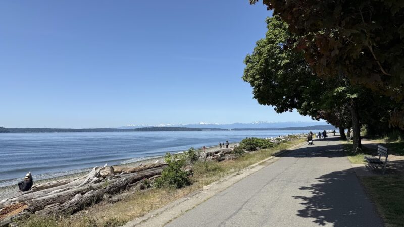 End of Burke Gilman Trail - Seattle, WA