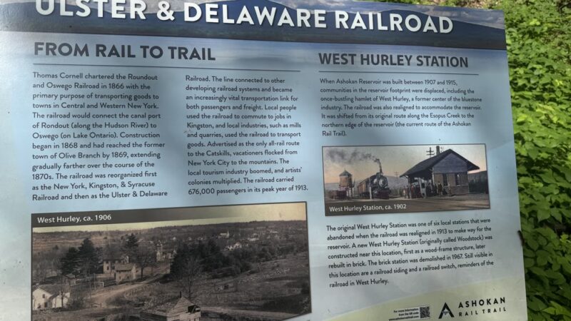 Ashokan Rail Trail- Ashokan Station Trailhead - Shokan, NY