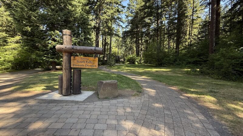 Pet Exercise Area - Silver Falls SP - South Falls Day Use Area - Silverton, OR